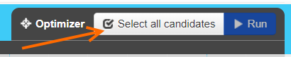 Optimizer: select all candidates for optimization.
